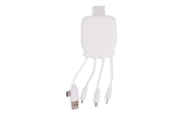 Xoopar Gamma 2 powerbank, 3000mAh, bio cable - White