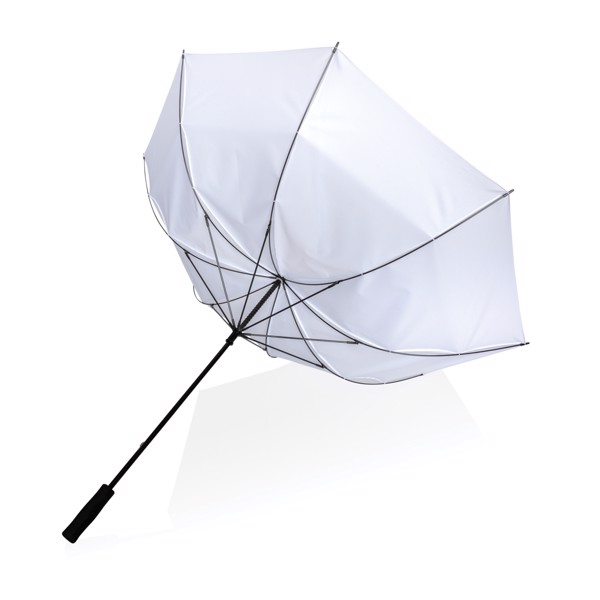 Parapluie tempête 30" en rPET 190T Impact AWARE™ - Blanc