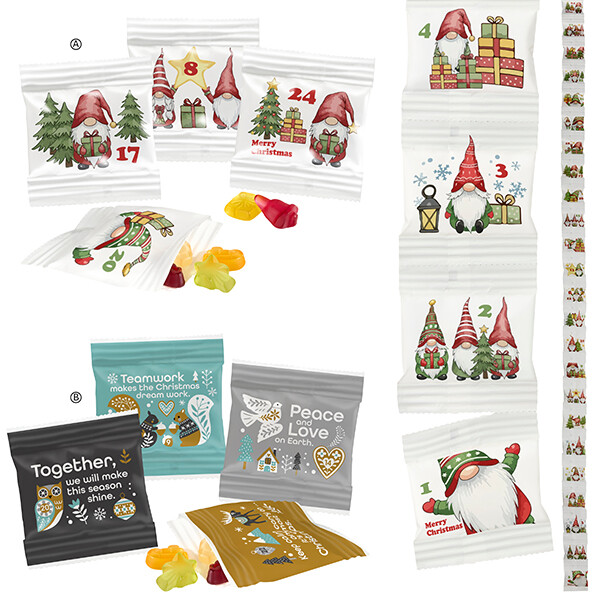 Advent Calendar Garland with standard motif