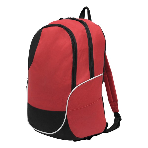 Rucksack Curve - Rot / Schwarz