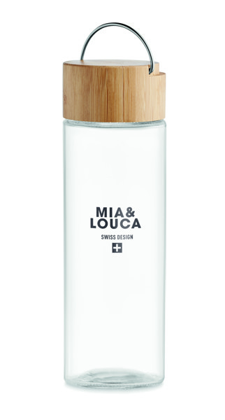 Garrafa 500ml, tampa de bambu Ameland