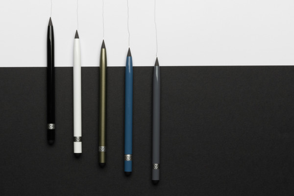 Xd inkless aluminum pen, graphite tip 20.000m - White