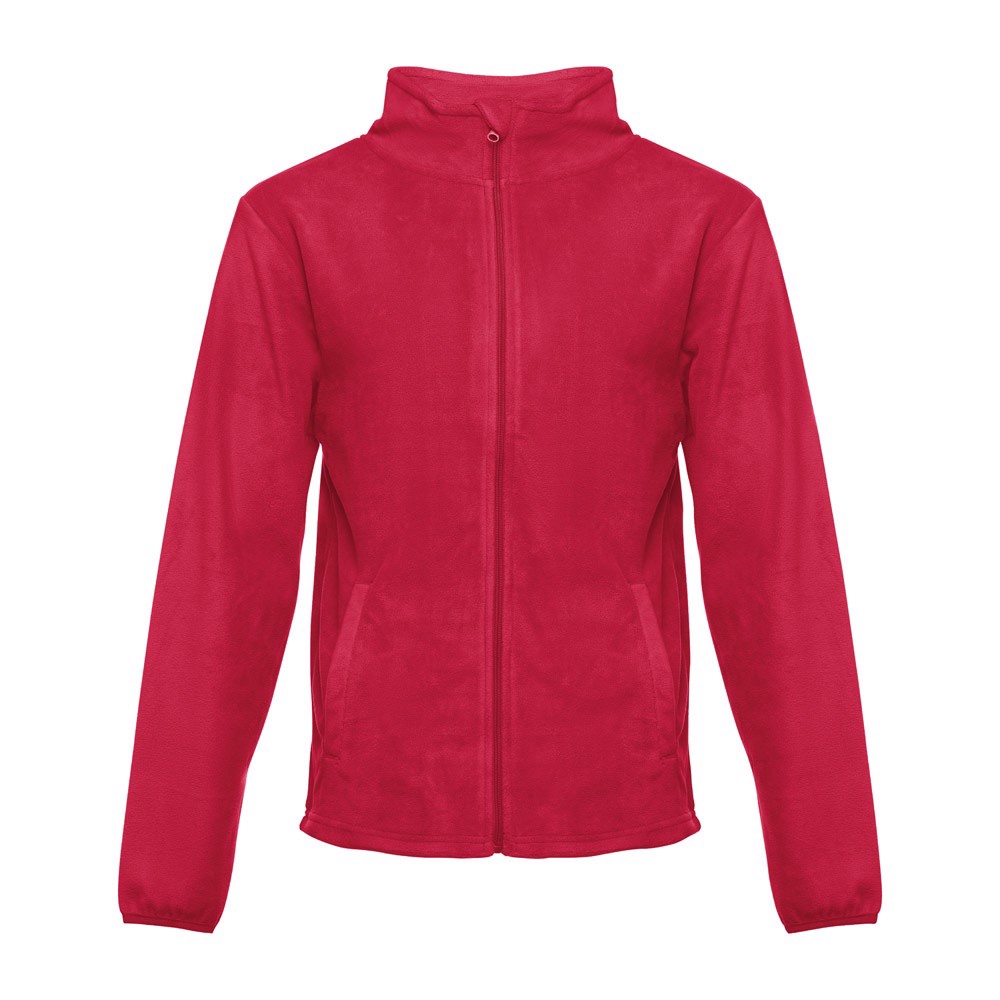 THC HELSINKI. Men's polar fleece jacket - Red / XL