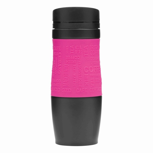Isolierbecher Golden Dream - Magenta / Schwarz