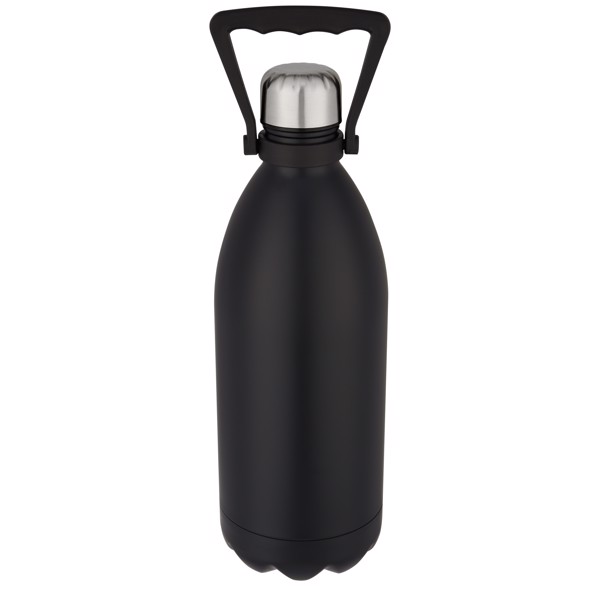 Bottiglia Cove in acciaio inossidabile da 1,5 l con isolamento sottovuoto - Nero