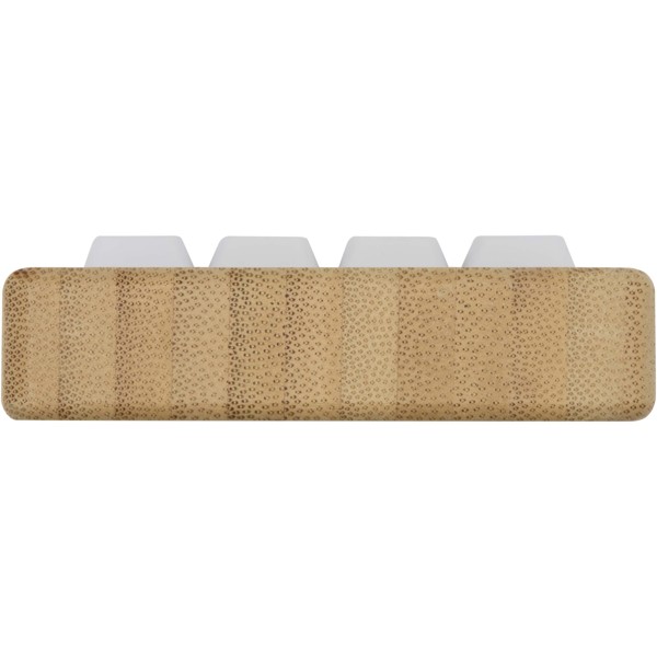 Algol Smartphonehalterung  aus recyceltem Kunststoff mit Fidget-Toy mit Bambusdetails