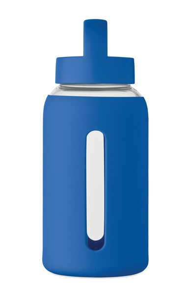 Bouteille verre borosilicate Boris - Bleu Royal