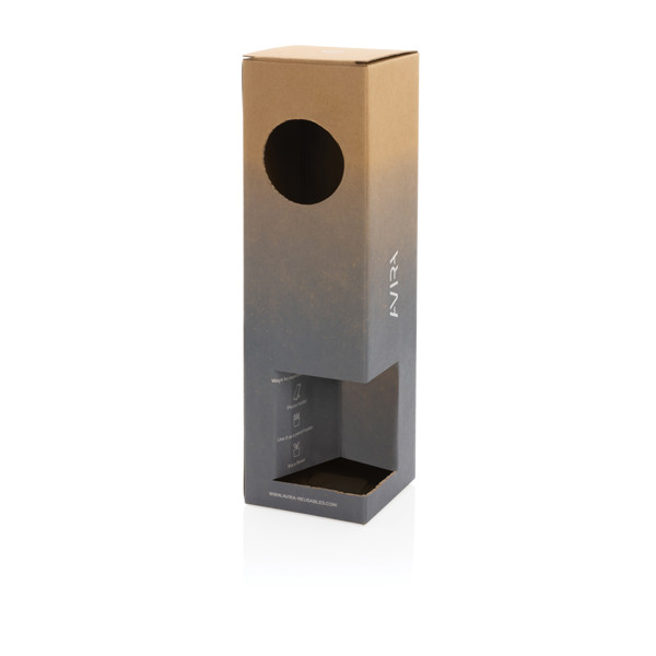 Avira Atik RCS Recycled PET bottle 1L - Black