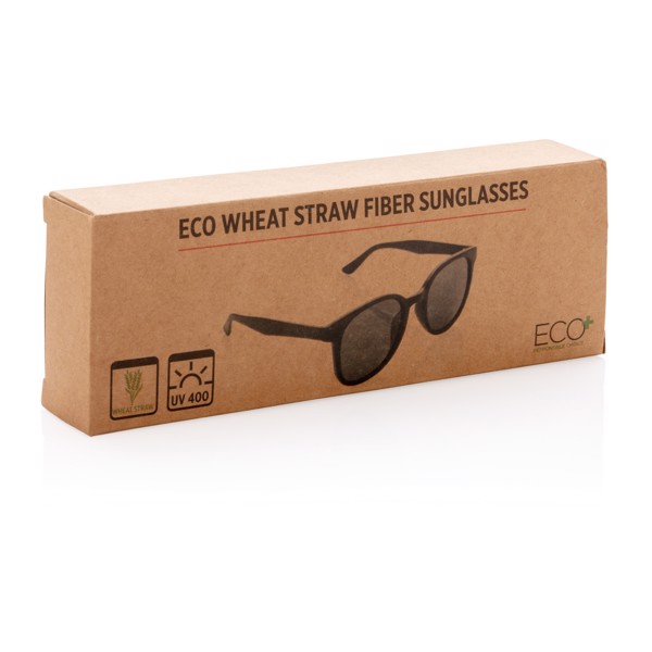 Wheat straw fibre sunglasses - Black