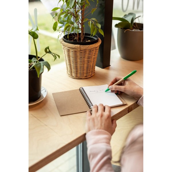 Notebook A6 with ball pen | Sidney - red