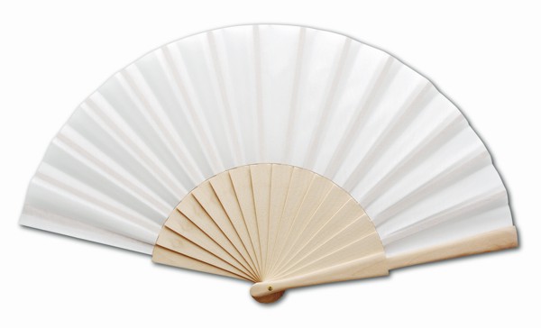 Hand Fan Folklore - White