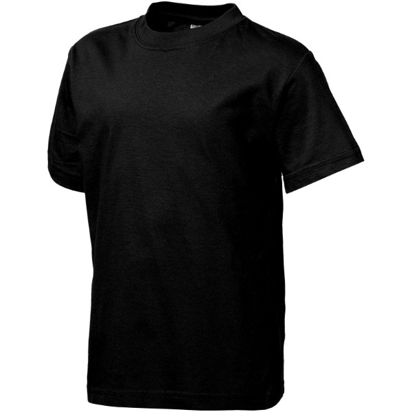 Camiseta de manga corta para niños unisex "Ace" - Negro Intenso / 164