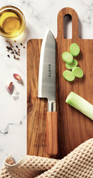 Beech wood chef knife Slice