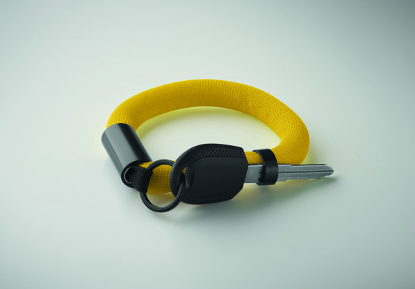 Floating wristband key ring Polly - Yellow