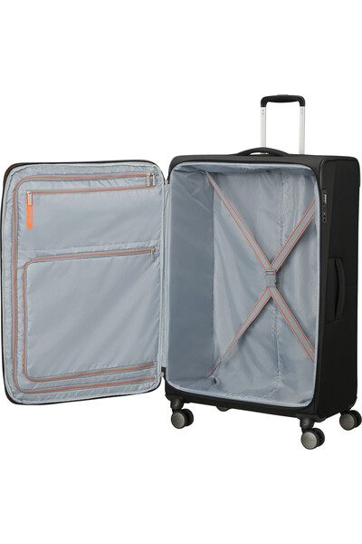 American Tourister - Wanderlite Spinner L Exp Tsa - Shadow Black