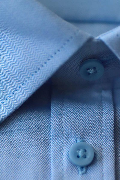 Sol's Brody Men - Πουκάμισο ψαροκόκαλο - Sky Blue / L