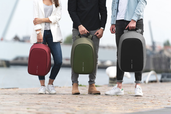 Xd Design Bobby Hero XL backpack, USB, 17'' laptop - Grey / Grey