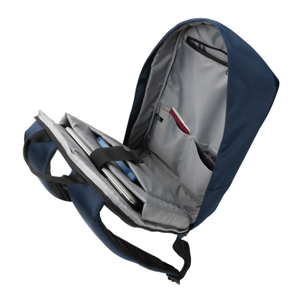 Impact AWARE™ 1200D Minimalist 15.6 inch laptop backpack - Navy / Grey