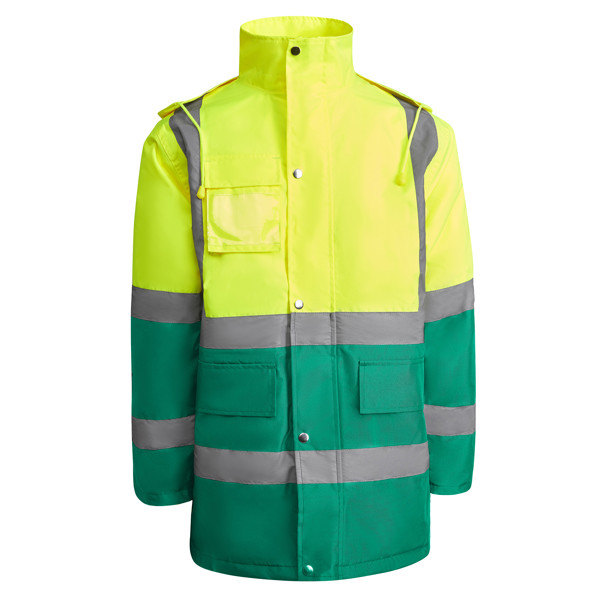 Av Parka Merak - VERDE JARDÍN/AMARILLO FLÚOR / 3XL