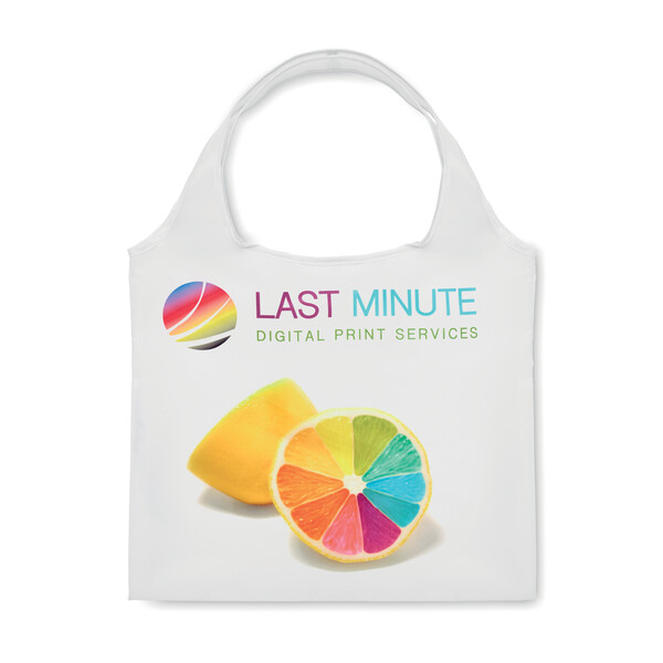 Full colour foldable bag with inside pocket - Full colour