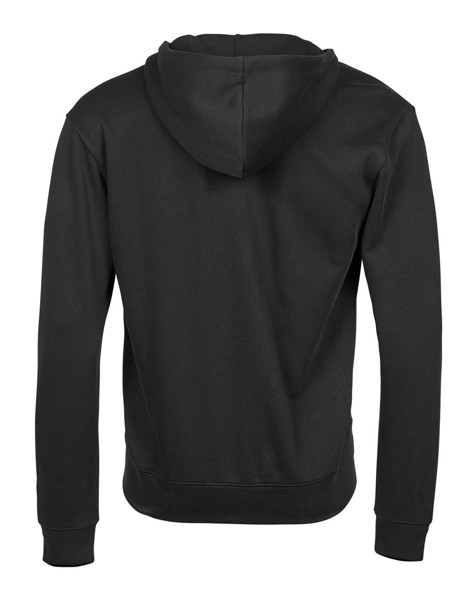 Ribbed Interlock Hooded Full Zip - Black / L