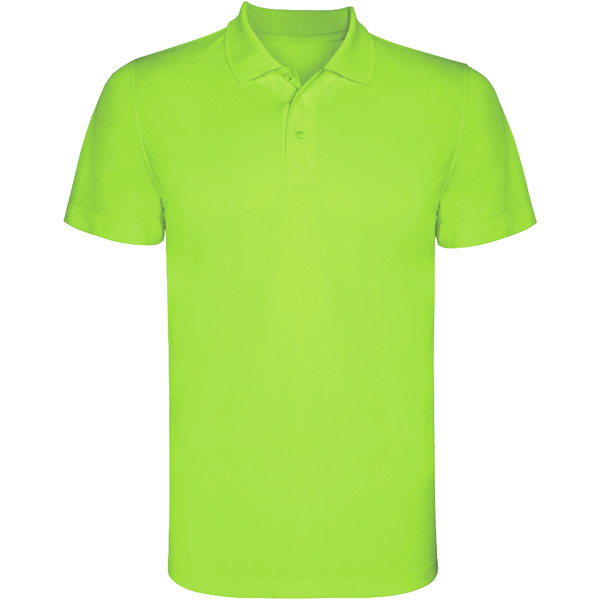 Polo sportiva a maniche corte da bambino Monzha - Lime / 4