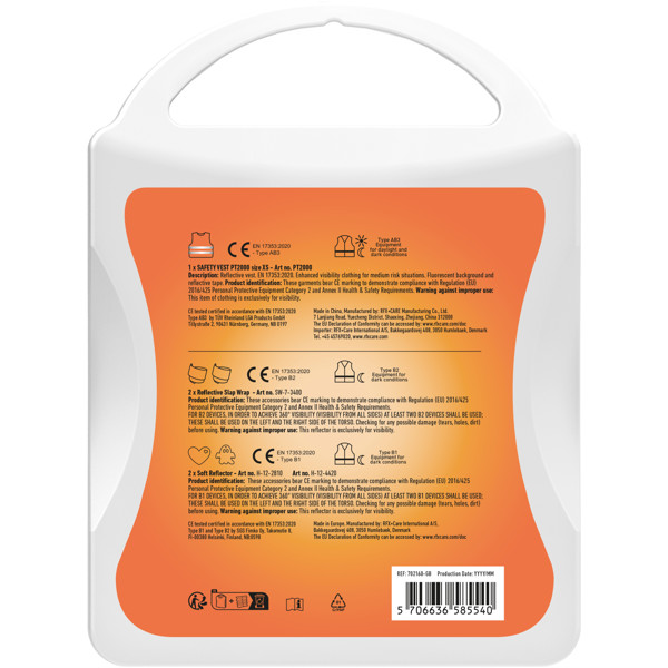 MyKit M Junior Sicherheit - transparent weiss