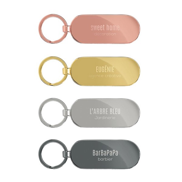 METAL KEYRING - Argente / 