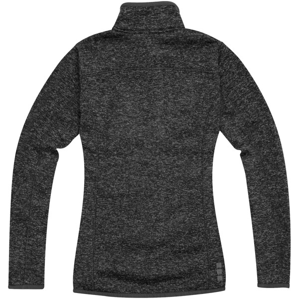 Tremblant women's knit jacket - Heather smoke / XS