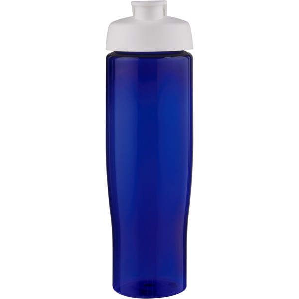 Bouteille de sport H2O Active® Eco Tempo de 700 ml avec couvercle à bec verseur - Blanc / Bleu