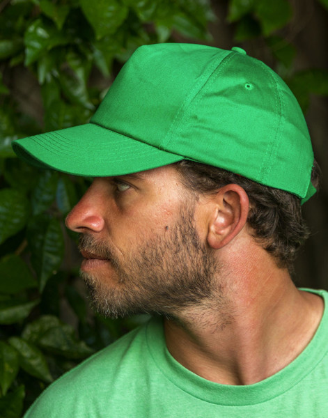 Boston 5-Panel Printers Cap - Aqua / ONE SIZE