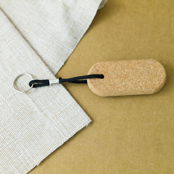 Plivat cork keychain