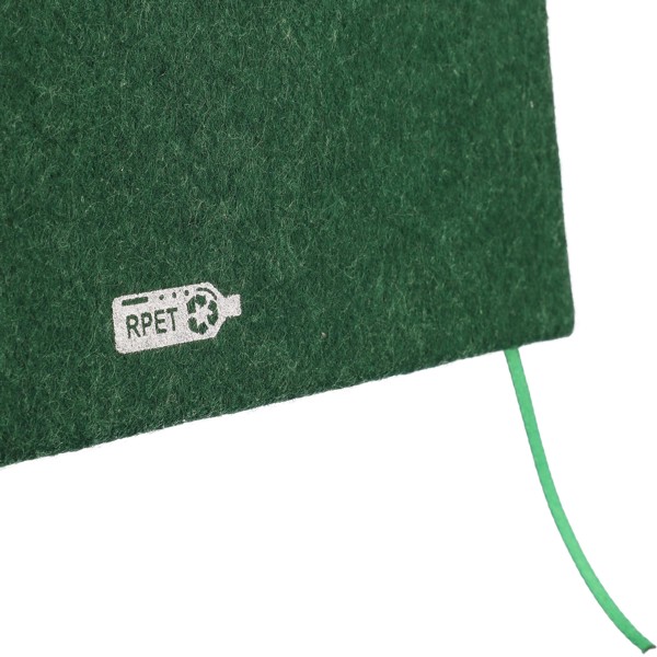 Notitieboek Danio | Gerecycled vilt | A5 | Gelinieerd - grijs