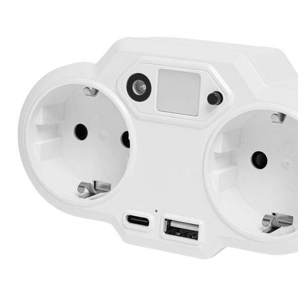Napájací adaptér USB s nočným svetlom
