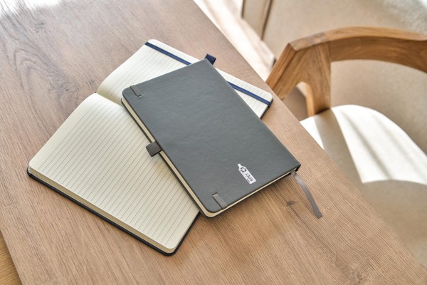 rPET 600D polyester notitieboek Elena - grijs