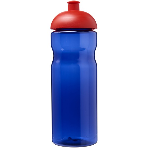 Bouteille de sport H2O Active® Eco Base 650ml avec couvercle dôme - Bleu royal / Rouge