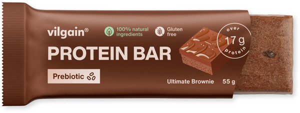 Vilgain Prebiotic Protein Bar 55g mandle s čokoládou
