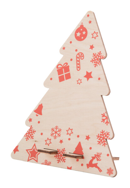 Handyhalter Weihnachtsbaum Vallvik - Rot / Natur