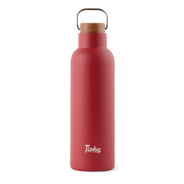 Vinga Ciro vakuumska steklenica, 800 ml, reciklirano jeklo - Rdeča