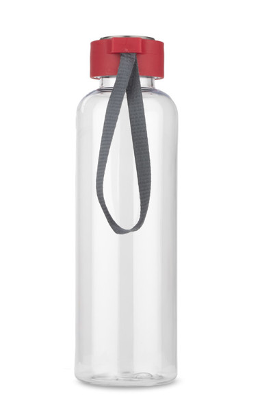 Butelka CLEAR 500 ml - Czerwony