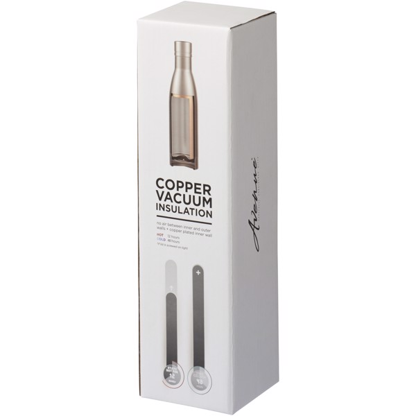 Bouteille isotherme Vasa sous vide avec couche de cuivre de 500 ml - Doré