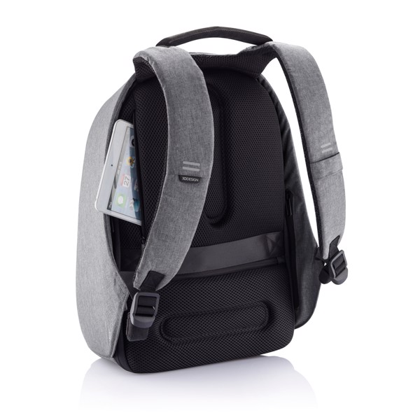 Bobby Hero XL, Anti-theft backpack - Grey / Black