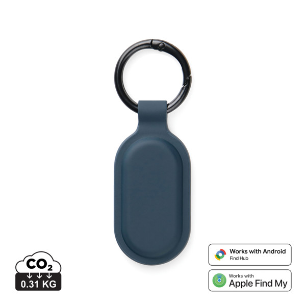VINGA Baltimore RCS Porte-clés avec traceur intégré Dual - Bleu Marine