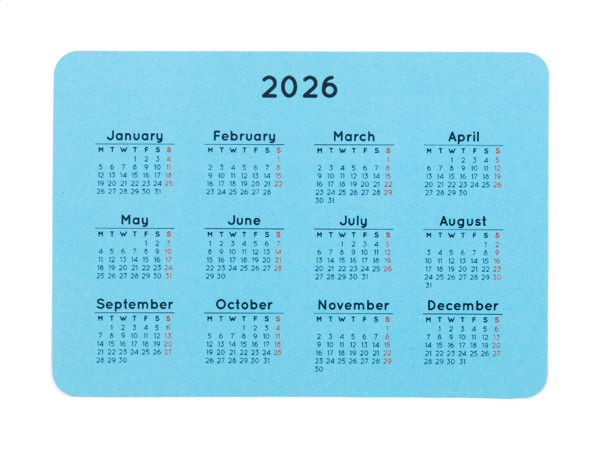 Kapesní kalendář na zakázku CreaDate Pocket