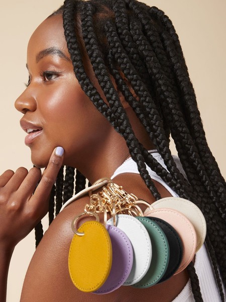 Boutique Circular Key Clip - Oyster