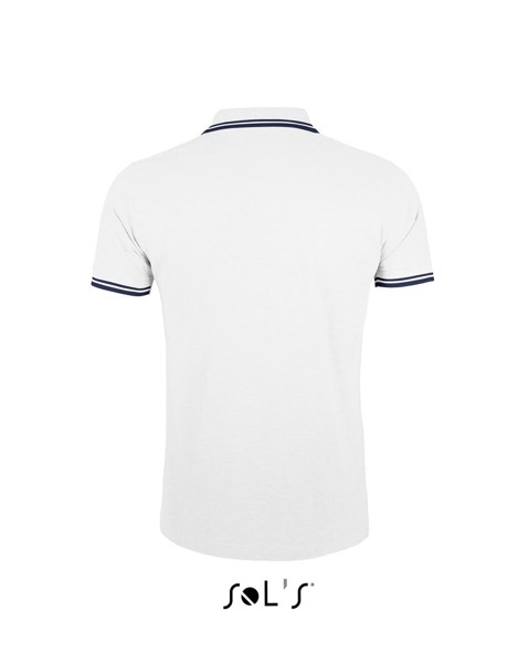 Sol's Pasadena Men - Polo Shirt - White / Navy / 2XL