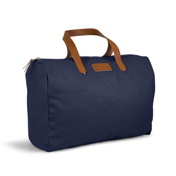 Sac de voyage coton bio 360g RONDEAU - bleu marine