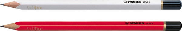 ALL-STABILO crayon graphite géant, blanc