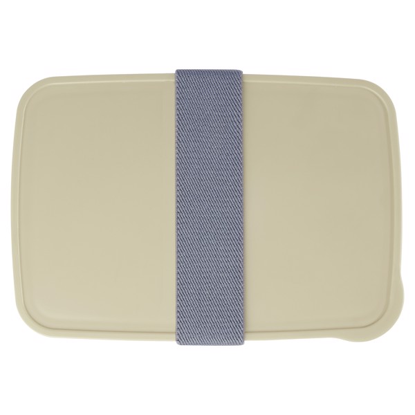 Boîte à lunch Dovi en plastique recyclé - Beige