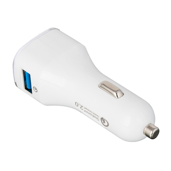 Chargeur voiture USB Quick Charge 2.0® COLLECTION 500 - transparent